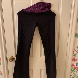 Lululemon wide leg yoga pants